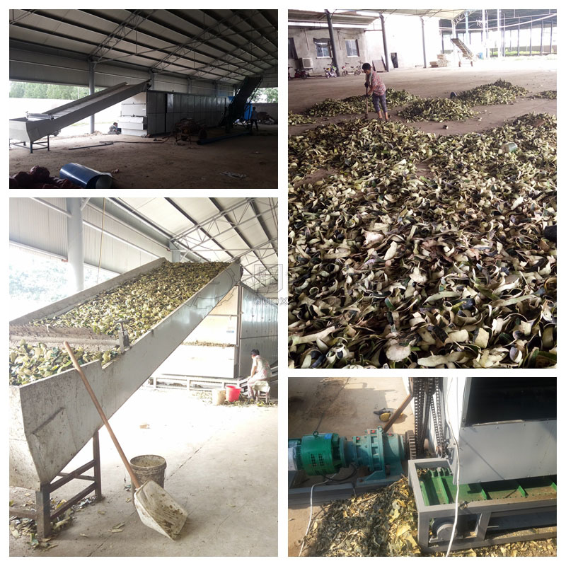 焦作孟州冬瓜皮烘干設備安裝調試現場